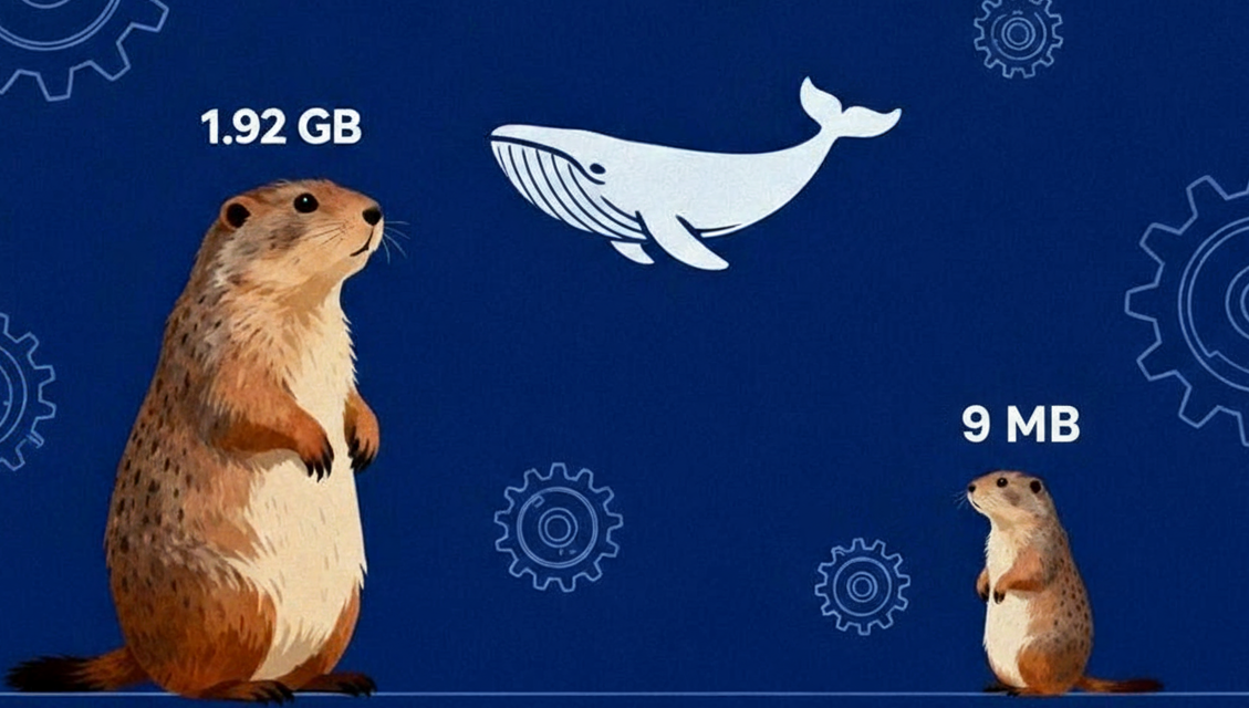 Обложка статьи про оптимизацию Docker-образа